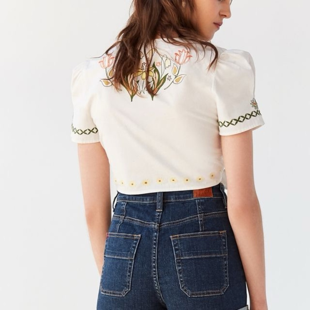 URBAN OUTFITTERS BDG Pinup High-Rise Cuffed Denim Jean Short 26 NWOT - Picture 3 of 5